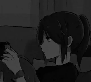 🖇 718306e3 Anime, Mädchen, Charakter, Porträt telegram sticker