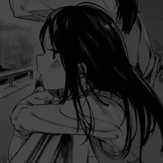 🖇 fce9f1f8 Anime, Paar, Mädchen, Umarmung, Liebe, Manga telegram sticker