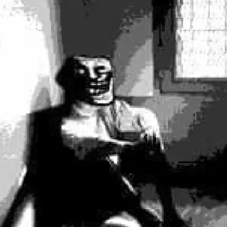 🕸 71df3a86 Trollface, Meme, Internet, Lustig, Gruselig, Horror, Digitale Kunst telegram sticker
