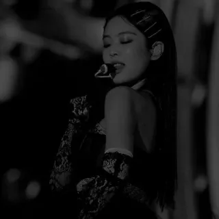 ♟️ fd08695c woman, black hair, lace, singer, microphone, performance whatsapp sticker