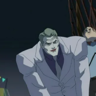 🦇 2e5111d4 Joker Джокер, злодей, DC Comics, Бэтмен, мультфильм, персонаж комиксов telegram sticker