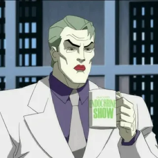 🦇 72624ad1 DAVID ENDOCRINE SHOW мультфильм, ТВ, пародия, David Endocrine Show, врач, шоу telegram sticker