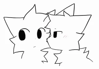 🐈 605b9bd3 cartoon, animal, character, cute, sticker, drawing telegram sticker