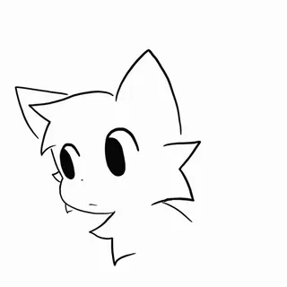 ✨ 64404cf6 cat, animal, cartoon, illustration, drawing, cute telegram sticker