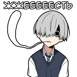 Мальчик Тьмы @Nyasticks whatsapp stickers