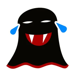 😂 e99d9767 ghost, emoji, horror, monster, cartoon, spooky, halloween telegram sticker