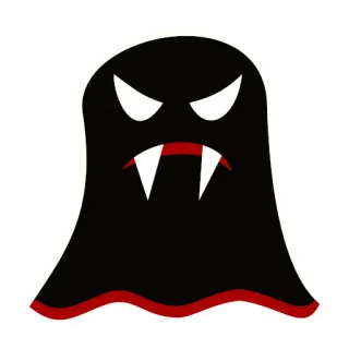 👿 fd7fc2c9 ghost, spooky, vampire, halloween, monster, creature, supernatural telegram sticker