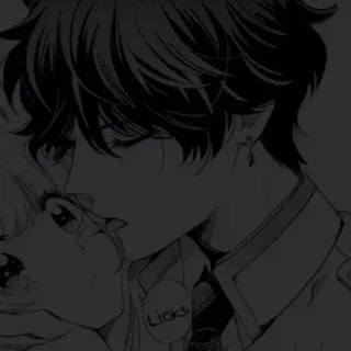🖤 ec193d82 Licks anime, kiss, romance, love, couple telegram sticker
