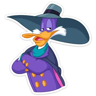 Чёрный Плащ (@TgSticker) whatsapp stickers