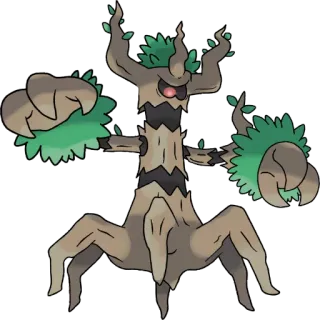 👿 4beb5cd8 Trevenant Pokémon pokemon, mostro, fantasy, gioco, albero, personaggio, cartone animato telegram sticker