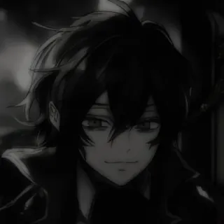 ◼️ 24f4f8e6 Anime, Donker, Personage, Manga whatsapp sticker