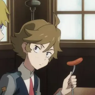 🍓 3aa6833e anime, sausage, cartoon, character, food telegram sticker