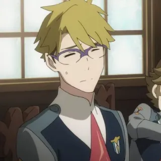 🍓 4182187f anime, cartoon, character, glasses telegram sticker