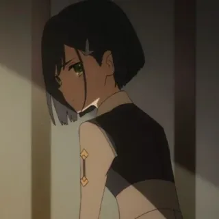 🍓 4b01efe8 Ichigo Darling in the Franxx anime, Ichigo, Darling in the Franxx, character telegram sticker