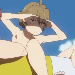 🍤 32e848e5 anime, character, boy, art, cartoon, beach telegram sticker