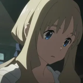 🥢 6cddc755 anime, character, blonde, girl, blue eyes telegram sticker