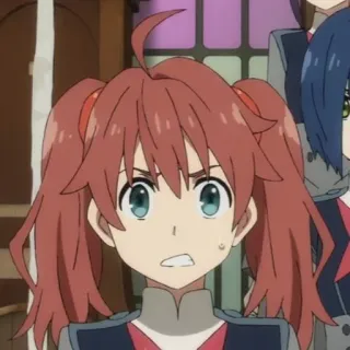 🥢 76b02d06 anime, girl, cartoon, character, illustration, portrait telegram sticker