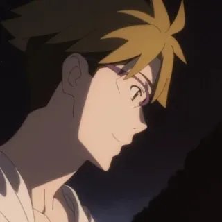 🍤 7c4317b9 anime, character, man, glasses, animation, profile telegram sticker