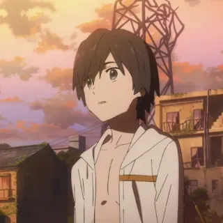 🥢 9c2a75af Hiro Darling in the Franxx anime, hiro, darling in the franxx, character, hoodie, artwork telegram sticker