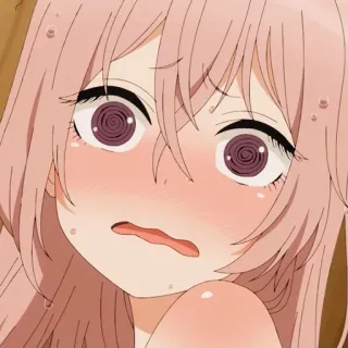 😳 3f5f0c15 Anime, Manga, Meisje, Beschaamd, Blozend telegram sticker