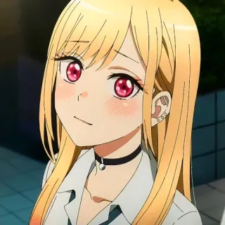 🥺 9191d92a Marin Kitagawa My Dress-Up Darling Anime, Meisje, Blond, Marin Kitagawa, My Dress-Up Darling telegram sticker