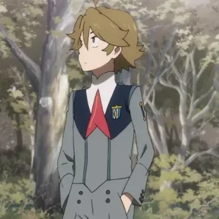 🍡 e78a5172 Darling in the Franxx Anime, Mangá, Personagem, Uniforme telegram sticker