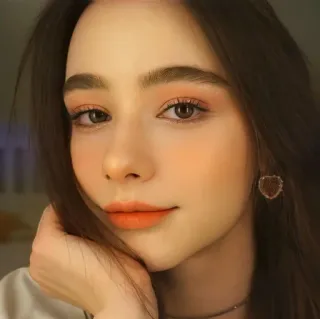 💕 250f326d woman, makeup, beauty, portrait, girl, face telegram sticker