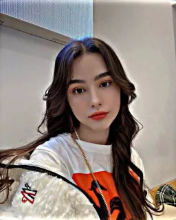 🌸 a11fce0f woman, portrait, girl, selfie, female, person telegram sticker