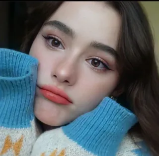 💕 a3c7af42 woman, girl, portrait, makeup, beauty, face telegram sticker