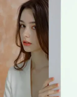 😌 477d601f donna, ritratto, bellezza, ragazza, modella, bruna whatsapp sticker