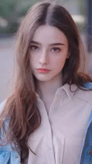 😠 5e437136 donna, ritratto, ragazza, modella, bruna, bella whatsapp sticker