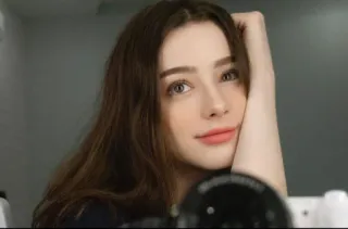 ❤️ 5fbd4594 donna, ritratto, ragazza, viso, bellezza whatsapp sticker