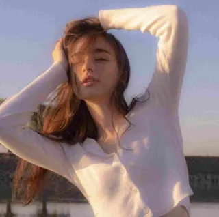 💞 94a9aa38 donna, ritratto, ragazza, persona, modella, bellezza, moda whatsapp sticker