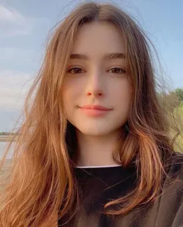 ❤️ 9c3d57aa ragazza, donna, ritratto, bruna, bella, teenager, giovane whatsapp sticker