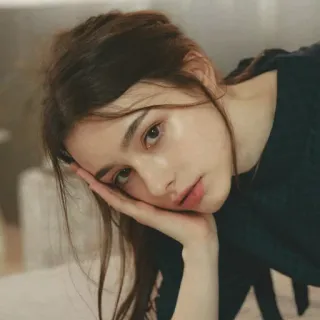 👀 d99461bb donna, ritratto, ragazza, femmina, bellezza whatsapp sticker