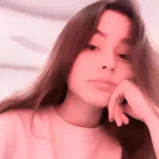 🐠 8f1d2dc1 donna, ritratto, ragazza, selfie, femminile telegram sticker