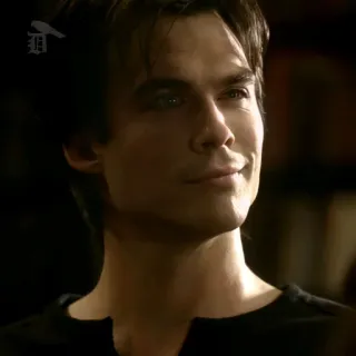🍸 384be5e1 Damon Salvatore The Vampire Diaries vampiro, serie de TV, Ian Somerhalder, Damon, Salvatore telegram sticker