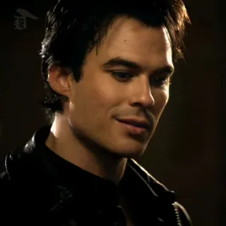 🍸 ee69625d Damon Salvatore The Vampire Diaries vampiro, Ian Somerhalder, serie de TV, Crónicas Vampíricas, Damon telegram sticker