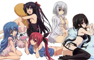 Date A Live telegram stickers