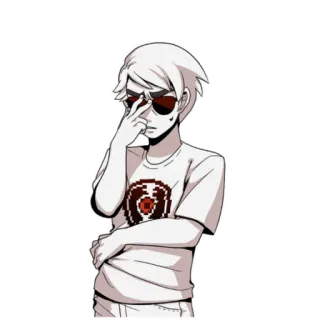 🕶 37bc089b Dave Strider Homestuck character, anime, homestuck, dave strider, glasses, emo telegram sticker