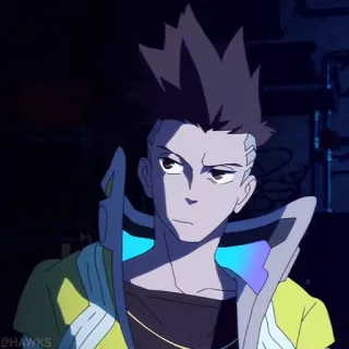 ⚙️ d8183d18 David Martinez Cyberpunk: Edgerunners 사이버펑크, 애니메이션, 엣지러너, 데이비드 마르티네스 whatsapp sticker