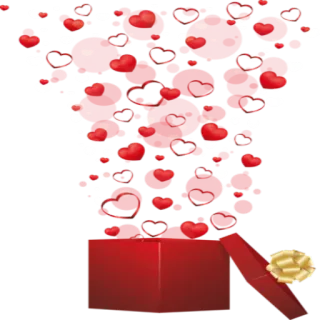 ❤ 062d44a5 serca, prezent, miłość, czerwony, święto, walentynki, romantyzm telegram sticker