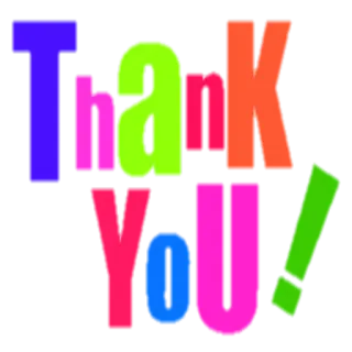 🙏 cc89090d Thank You! dziękuję, wdzięczność, kolorowy, wyrażenie, pozdrowienie telegram sticker