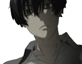 🥺 9014dbcd アニメ, マンガ, 悲しい, エモい, キャラクター, 男性 telegram sticker