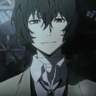 🪙 059f4454 Osamu Dazai Bungo Stray Dogs อนิเมะ, ตัวละคร, โอซามุ ดาไซ, Bungo Stray Dogs whatsapp sticker
