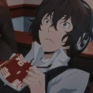 🪙 9c40657a Dazai Osamu Bungou Stray Dogs อนิเมะ, Bungou Stray Dogs, Dazai Osamu, ตัวละคร whatsapp sticker