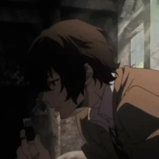 🪙 aabd50b0 Osamu Dazai Bungo Stray Dogs อนิเมะ, Bungo Stray Dogs, ดาไซ, โอซามุ ดาไซ, ตัวละคร, มังงะ whatsapp sticker