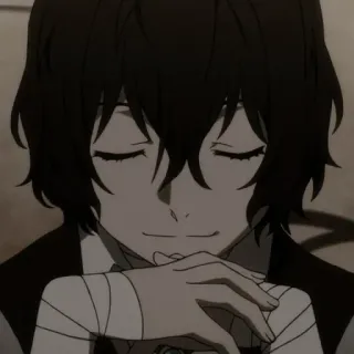 🪙 da3d1998 Osamu Dazai Bungou Stray Dogs อนิเมะ, ผ้าพันแผล, มังงะ, ดาไซ, Bungou Stray Dogs whatsapp sticker