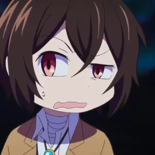 ☕️ 2805d483 Osamu Dazai Bungou Stray Dogs Anime, Cartone animato, Personaggio, Dazai, Bungou Stray Dogs telegram sticker