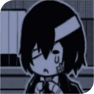 🌂 0c25cb3d อนิเมะ, จิบิ, ผ้าพันแผล, เศร้า, มังงะ, การ์ตูน telegram sticker